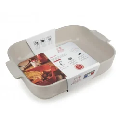 Outlet PEUGEOT Plat à Four Rectangulaire en Céramique Appolia 40 cm Ecru