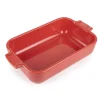 Online PEUGEOT Plat à Four Rectangulaire en Céramique Appolia 22 cm Rouge