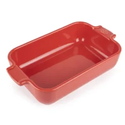 Online PEUGEOT Plat à Four Rectangulaire en Céramique Appolia 22 cm Rouge
