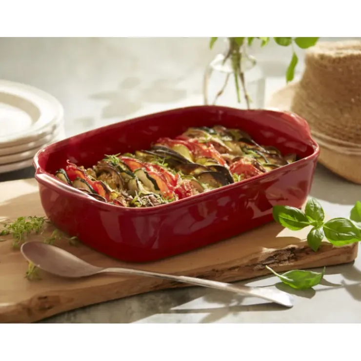 New EMILE HENRY Plat à Four Rectangulaire Farine 29 x 19 cm