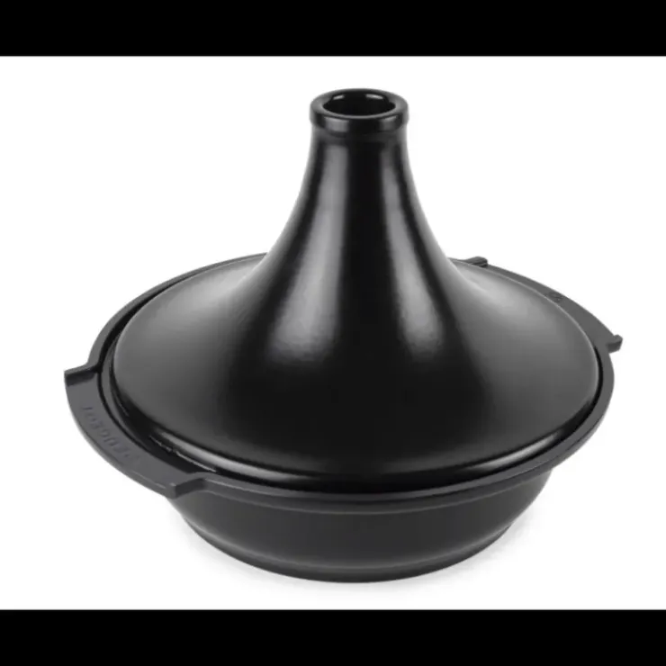 Outlet PEUGEOT Plat à Tajine en Aluminium Revêtement Céramique 30 cm Noir Satin
