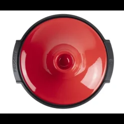 Hot PEUGEOT Plat à Tajine en Aluminium Revêtement Céramique 30 cm Rouge