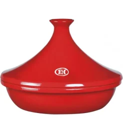 Sale EMILE HENRY Plat à Tajine en céramique 32 cm Grand Cru (rouge)