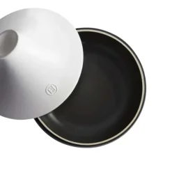 Discount EMILE HENRY Plat à Tajine en céramique 33,5 cm Blanc Ardoise Delight