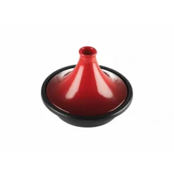 LE CREUSET Plat à Tajine en Fonte 27 cm Cerise