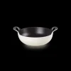 Outlet LE CREUSET Plat Balti En Fonte Rond 24 cm Meringue