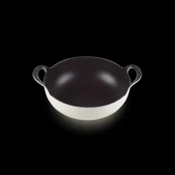 Outlet LE CREUSET Plat Balti En Fonte Rond 24 cm Meringue