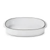 Clearance REVOL Plat Oblong Blanc Cumulus 26 x 18,5 cm Caractère Culinaire