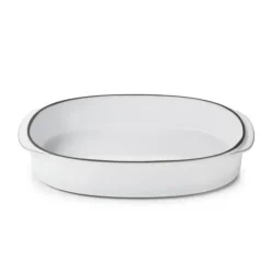Clearance REVOL Plat Oblong Blanc Cumulus 26 x 18,5 cm Caractère Culinaire
