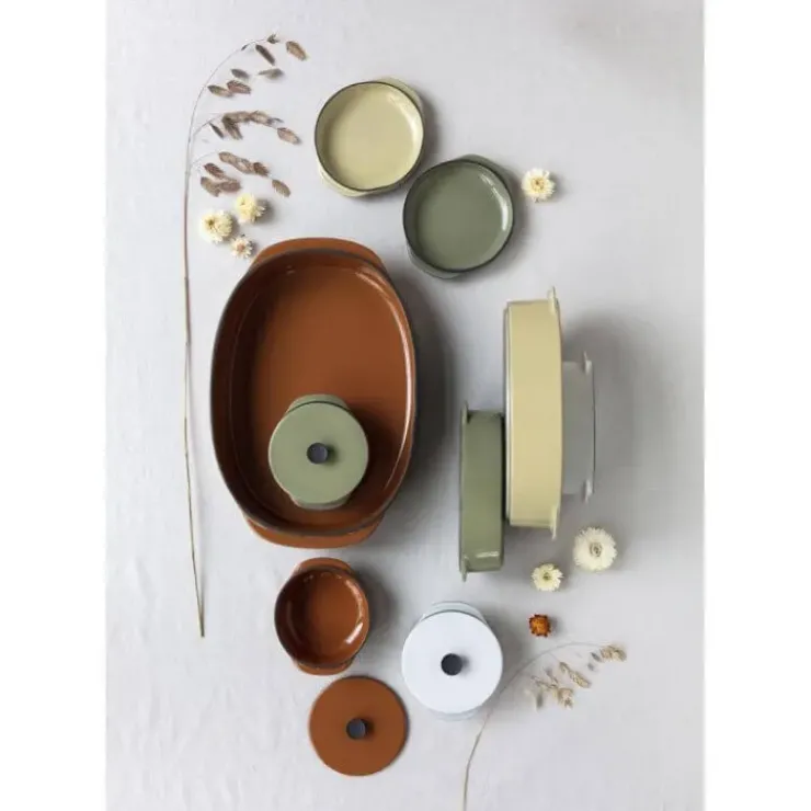 Hot REVOL Plat Oblong Blanc Cumulus 16 x 11 cm Caractère Culinaire