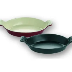 MATFER Plat Ovale Noir 25,5 cm en Fonte émaillée