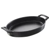REVOL Plat Ovale Noir 28x19 cm Belle Cuisine