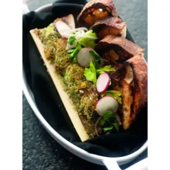 REVOL Plat Ovale Noir 28x19 cm Belle Cuisine