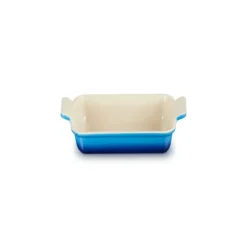 Outlet LE CREUSET Plat Rectangulaire Héritage en Céramique 32 cm Azur Tradition