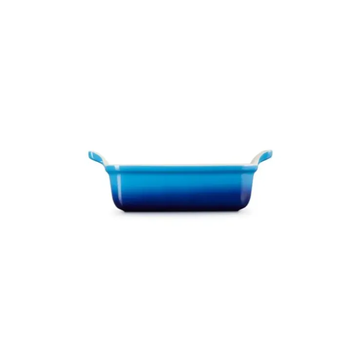 Hot LE CREUSET Plat Rectangulaire Héritage en Céramique 19 cm Azur Tradition