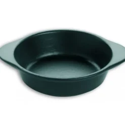 Best MATFER Plat Rond Creux Ø 18 cm Noir en Fonte émaillée