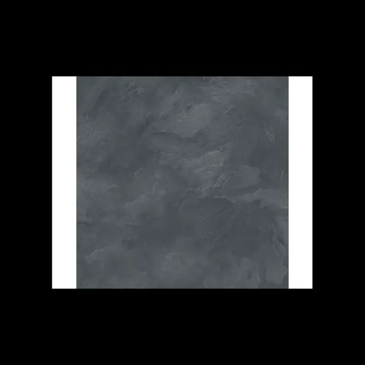 New TOPALIT Plateau de Table Stratifié Moulé 60 x 60 cm Dark Slate HPL Compact Line