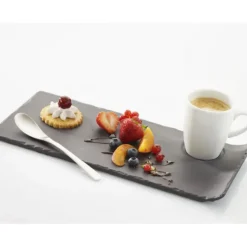 Best REVOL Plateau Gourmand 1 encoche Ardoise 29 x 13 cm Basalt