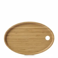 Online REVOL Plateau pour Assiette Ovale Bambou 36,5 x 25 cm Basalt