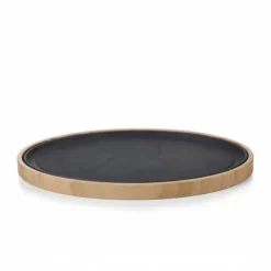 Online REVOL Plateau pour Assiette Ovale Bambou 36,5 x 25 cm Basalt