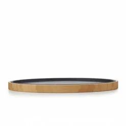 Online REVOL Plateau pour Assiette Ovale Bambou 36,5 x 25 cm Basalt