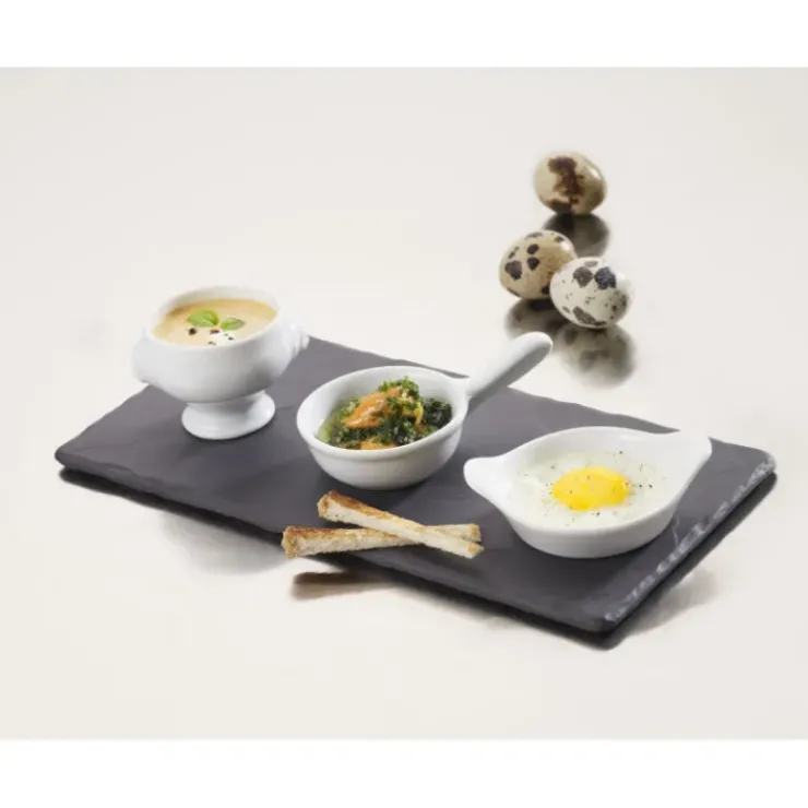 REVOL Plateau Rectangulaire Ardoise 25 x 12 cm Basalt