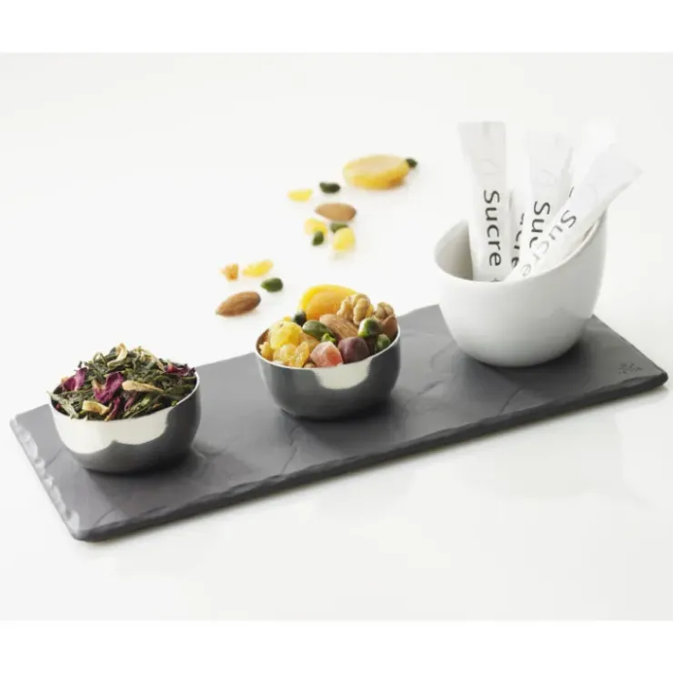 REVOL Plateau Rectangulaire Ardoise 25 x 12 cm Basalt