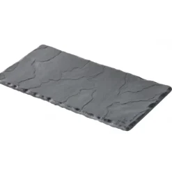 Best REVOL Plateau Rectangulaire Ardoise 20 x 10 cm Basalt