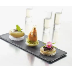 Sale REVOL Plateau Rectangulaire Ardoise 30 x 11 cm Basalt