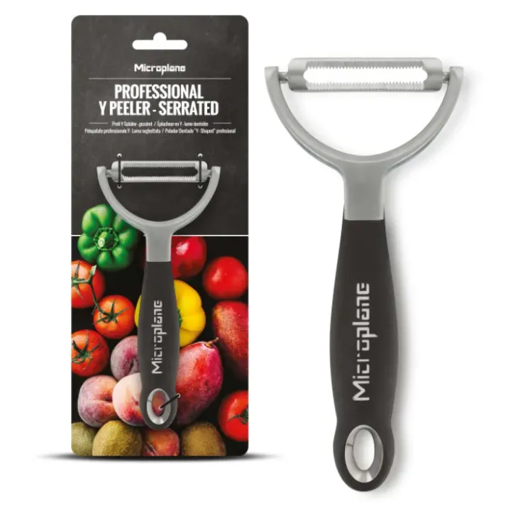 Clearance MICROPLANE Éplucheur en Y Lame Dentelée Specialty