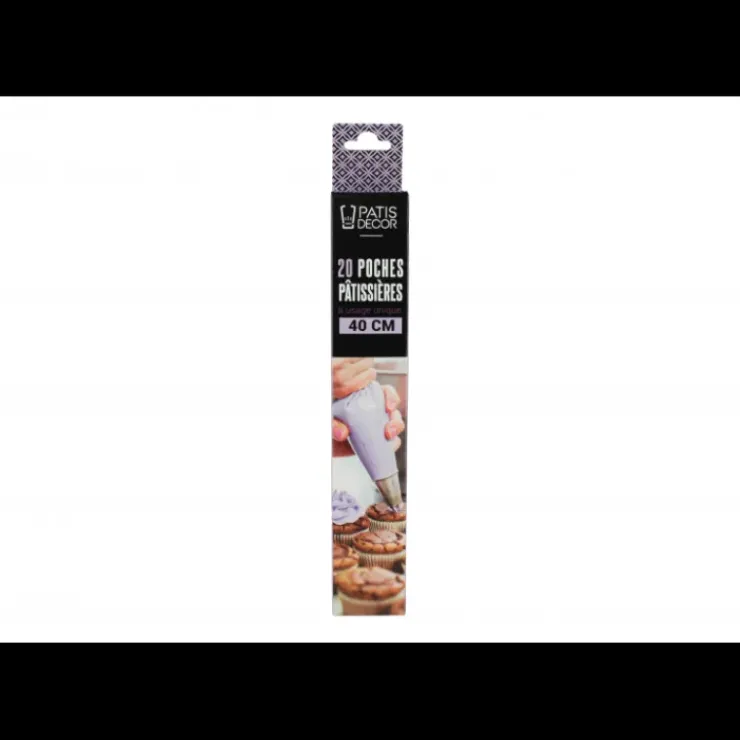 Sale PATISDECOR Poches Pâtissières Jetables 40 cm Technicake (x20)