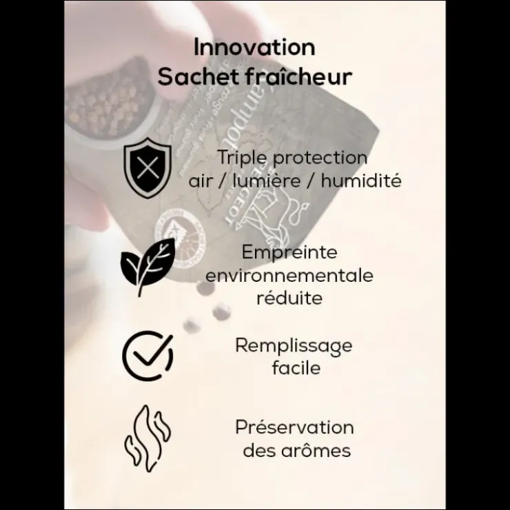 PEUGEOT Poivre Noir du Vietnam Tan Hoi Sachet 20 g (x4)