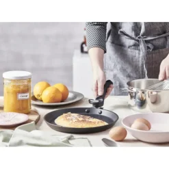 DE BUYER Poêle à Crêpes Anti Adhésive Ø 30 cm Choc Intense Amovible