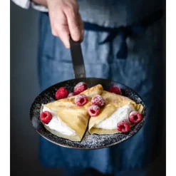 Discount DE BUYER Poêle à Crêpes Tôle Bleue Ø 24 cm Outdoor