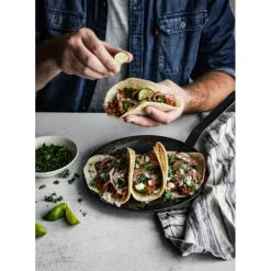 Discount DE BUYER Poêle à Crêpes Tôle Bleue Ø 24 cm Outdoor