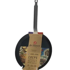 Clearance DE BUYER Poêle à Crêpes Tôle Bleue Ø 18 cm Outdoor