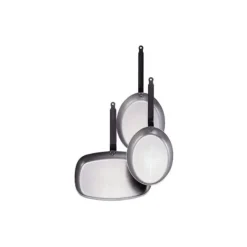 Clearance DE BUYER Poêle à Poisson Carbone Plus 36 cm, Ovale, , Tôle Acier