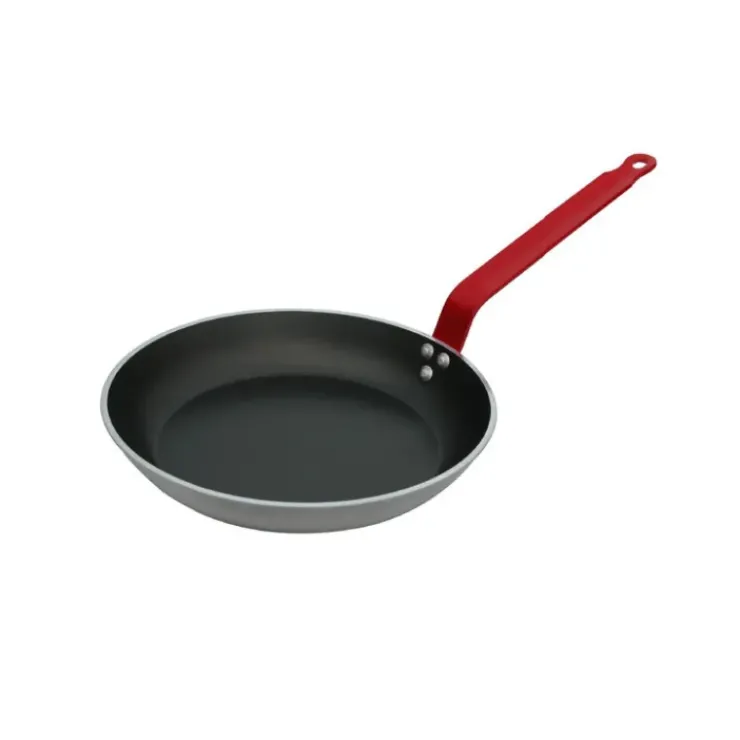 Discount DE BUYER Poêle Antiadhésive ø24 cm HACCP Rouge Choc Resto Induction