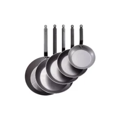 Discount DE BUYER Poêle Lyonnaise Carbone Plus Ø 20 cm - Poêle à frire ronde