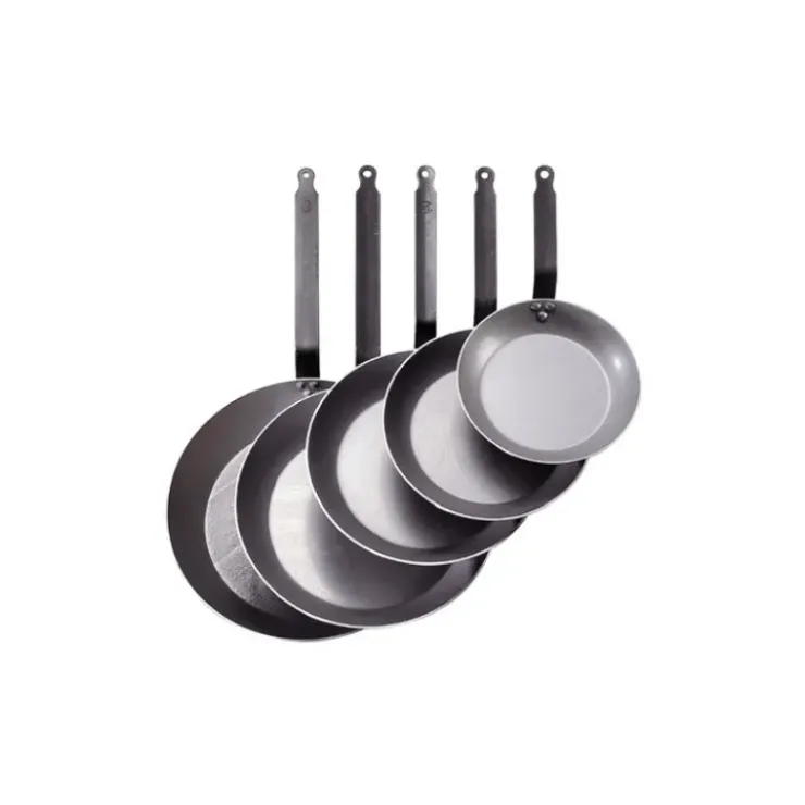 Discount DE BUYER Poêle Lyonnaise Carbone Plus Ø 20 cm - Poêle à frire ronde