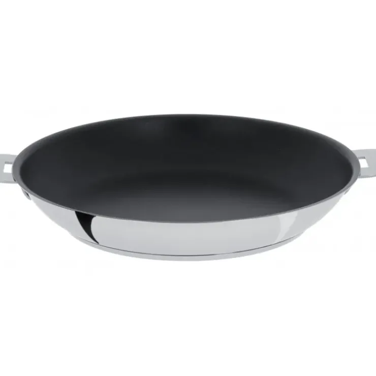 Clearance CRISTEL Poêle Mutine Ø 24 cm Manche Amovible Anti-Adhésive Inox