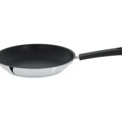 Outlet CRISTEL Poêle Mutine Ø 24 cm Manche Fixe Anti-Adhésive Inox