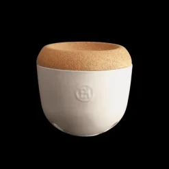 EMILE HENRY Pot à Ail en Céramique 0,94 l Argile