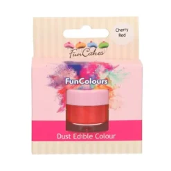 Best FUNCAKES Poudre comestible Rouge cerise 2,5 g