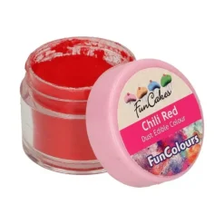 Outlet FUNCAKES Poudre comestible Rouge piment 1,5 g