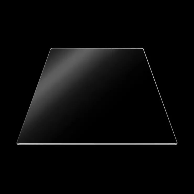 PEBBLY Protection Plaque de Cuisson en Verre 50 x 28 cm Noir