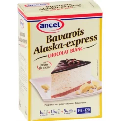 ANCEL Prép. bavarois Alaska-Express Cacao blanc 1 kg