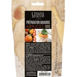 PATISDECOR Préparation Bavarois Abricot 100 g Patisdécor
