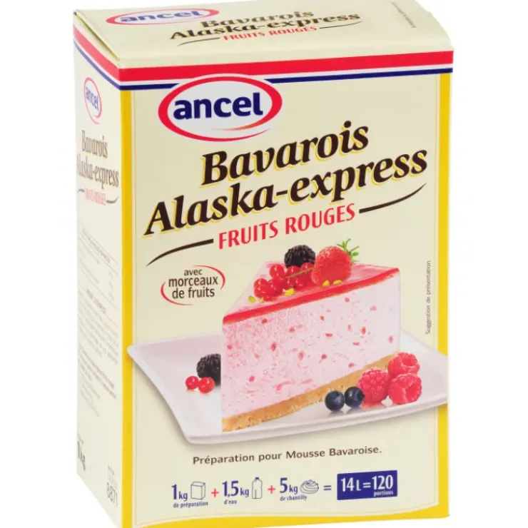 Clearance ANCEL Préparation bavarois Fruits des bois 1 kg Alaska-Express