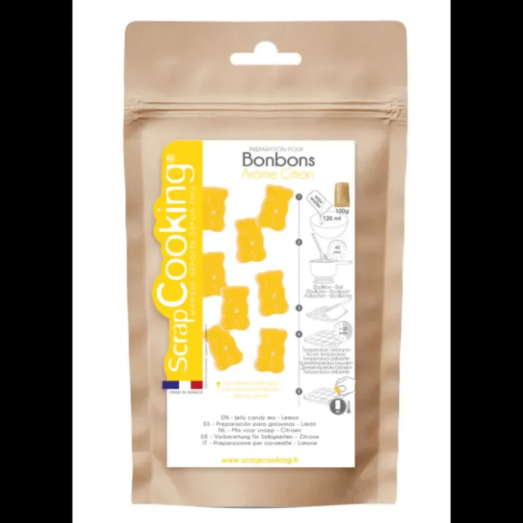 SCRAPCOOKING Préparation Bonbons gélifiés Citron 100 g